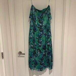 Banana Republic Green Floral Dress Size 2